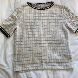 Tweed Zara top